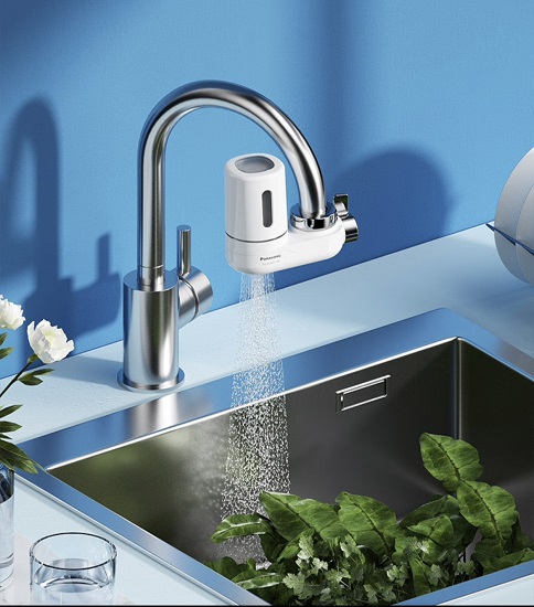 Panasonic Faucet Mount Water Purifier TK-EUNJ51W – White - Image 3