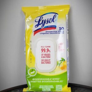 Lysol Disinfecting Wipes – Biodegradable (30 Wipes)