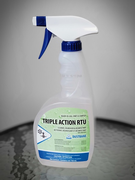 Dustbane Triple Action RTU Cleaner, Degreaser & Disinfectant (750 mL)