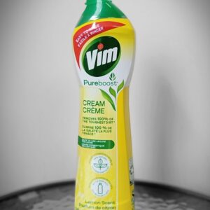 Vim PureBoost Cream Cleaner – Lemon Scent (500 mL)