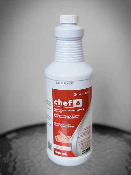 CHEF 6 – No-Rinse Food-Contact Surface Sanitizer
